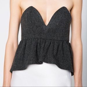 Stone Cold Fox Texas peplum corset top